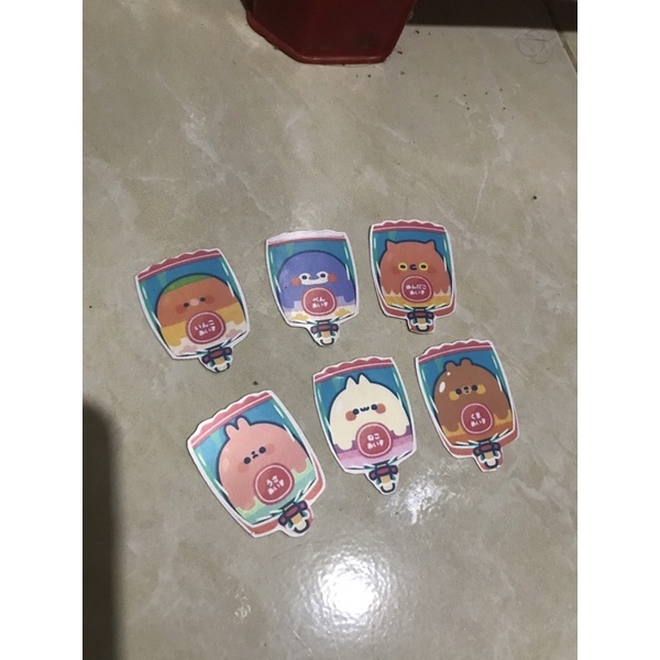 

sticker permen lucu, scrapbook Diy
