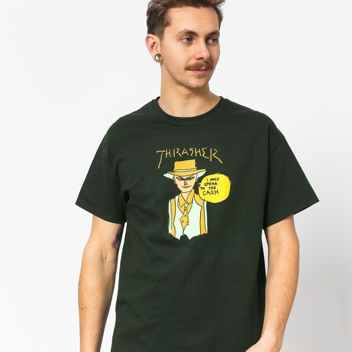 Thrasherrr Gonz Cash Forest Green Tee