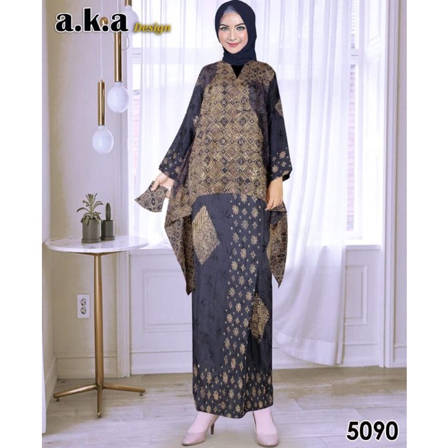 [5090]SETELAN ROK BUSUI BATIK VISCOSE PREMIUM/SEMI SUTRA | KODE AKA