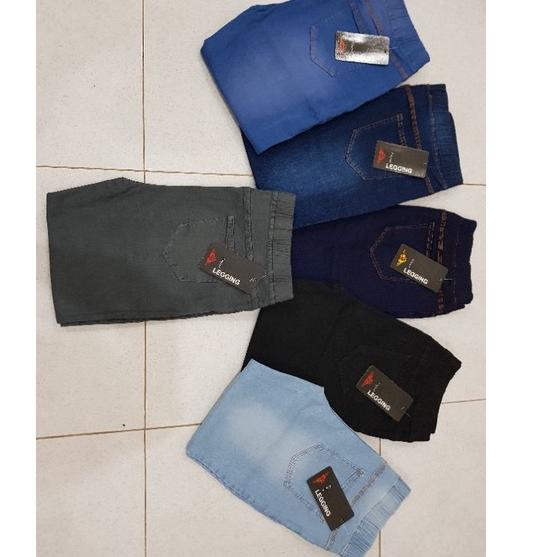 Terpercaya PROMO TERMURAH JEANS EXTRA JUMBO WANITA/FULL PINGGANG KARET/ LEVIS PINGGANG KARET/MUAT BB
