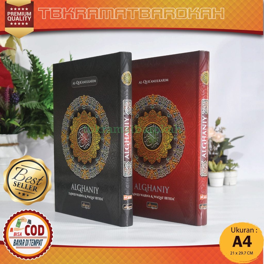 Alquran A4 Non Terjemah Tajeid Warna Warni Alghaniy Alquran Tanpa Arti Al Qur An Quran Dan Terjemaha