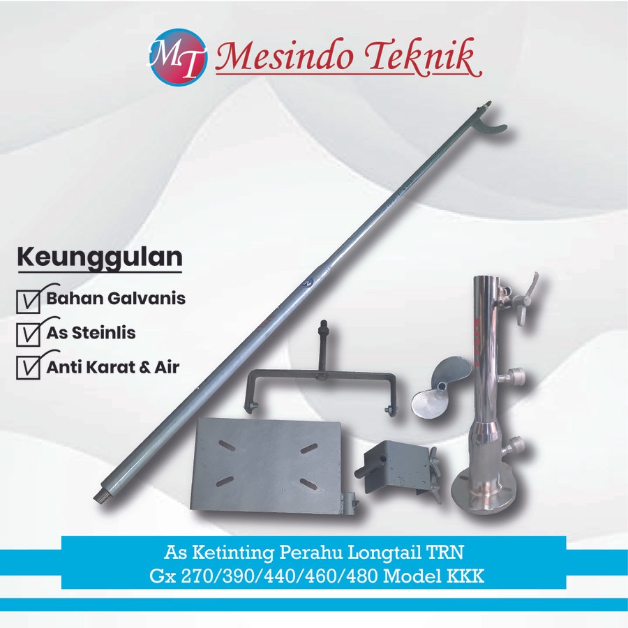 TERLARIS As Ketinting Perahu Longtail TRN Gx 270/390/440/460/480 Model KKK READY