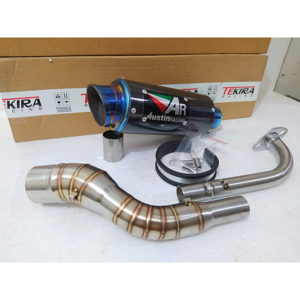 Knalpot AR Austin GP2 Pcx Adv Vario 160 150 125 110 New Keyless Led Fi Techno Bohlam Beat Deluxe eSP