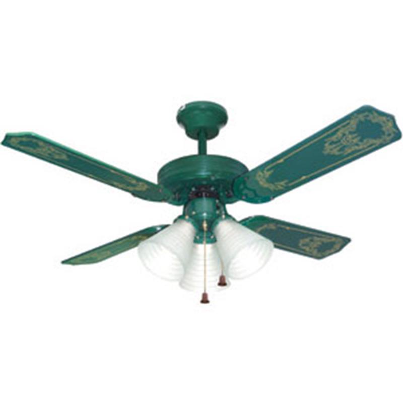 Uchida Ceiling Fan 42 inch Hijau 3 Lampu CF125EGR-Kipas Angin-Kipas-Kipas Angin Plafon-Original-New 