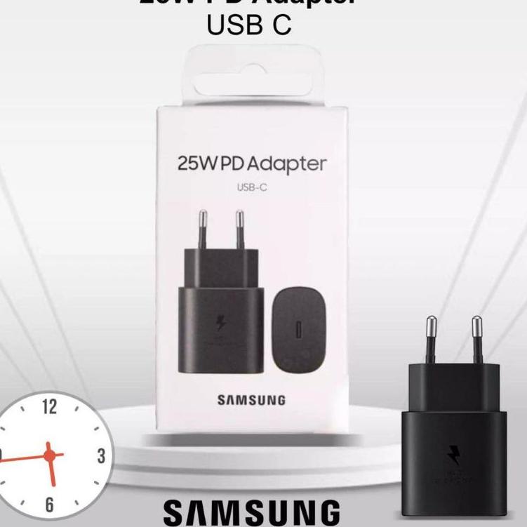 Best Product Adaptor Kepala Charger Casan Samsung Galaxy A33 A53 A73 5G 25W Original USB C TO C Supe