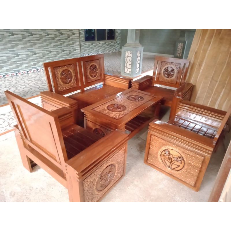 kursi tamu kursi tamu minimalis kursi tamu jati ukir Jepara kursi murah sofa tamu jati sofa jati uki