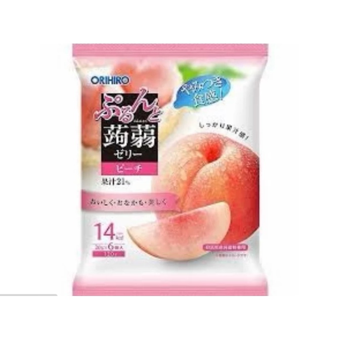 

Orihiro Purunto Konjac Jelly Pouch Peach