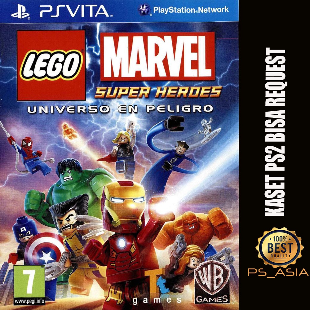 Kaset PS 2 LEGO  MARVEL SUPER HEROES