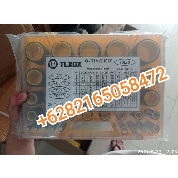 Mesin Oring Box Viton Oring Kit Oring Set Hyundai R2107 R2209 Viton