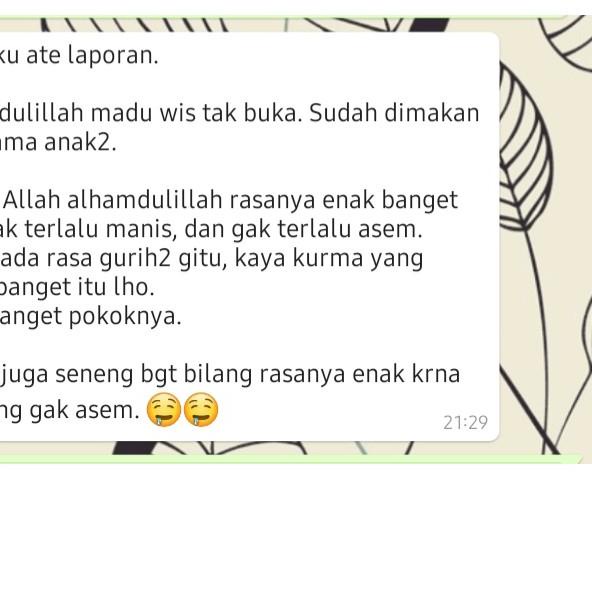 

COD✔️Madu Murni Asli Lulus Uji Lab SNI Madu Berkualitas Madu Hutan Liar Badui Randu Super Multiflora 500g|RA8
