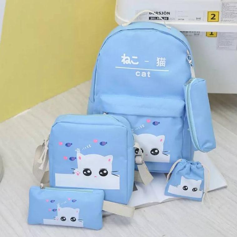 ↕8v Best Produk Falahcollection - COD Promo Tas Ransel Anak Sekolah PAUD TK SD SMP Paketan Triset (T