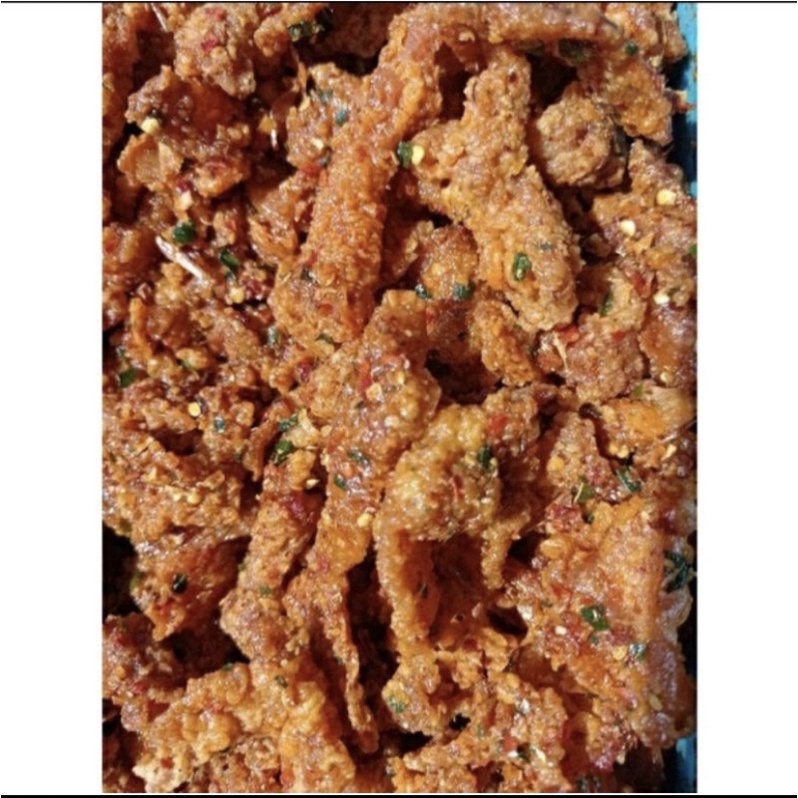 

kulit ayam crispy pedas daun jeruk 1kg