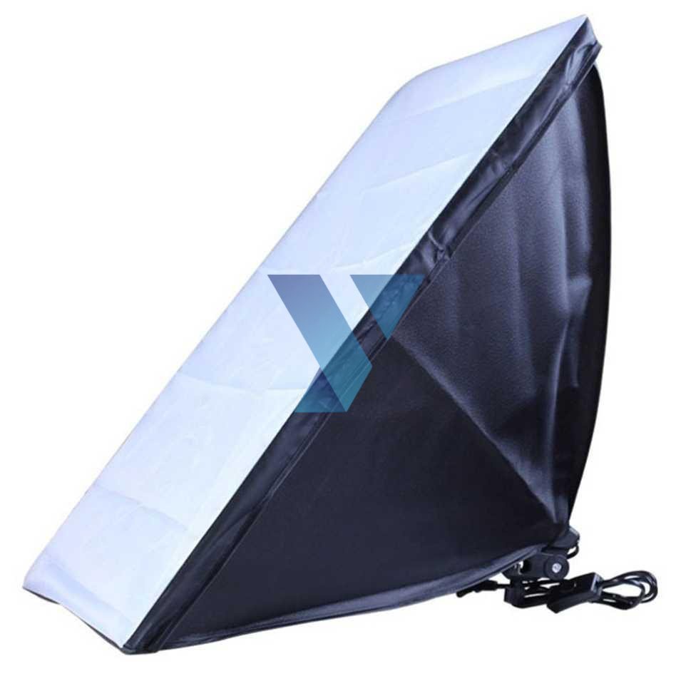 TaffSTUDIO Payung Softbox Reflektor 50x70cm E27 Single Socket CL-RT50 ( Al-Yusi )