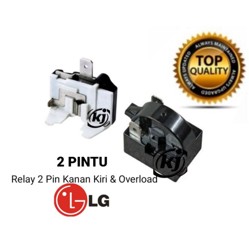 Relay ptc overload kulkas LG 2 pintu