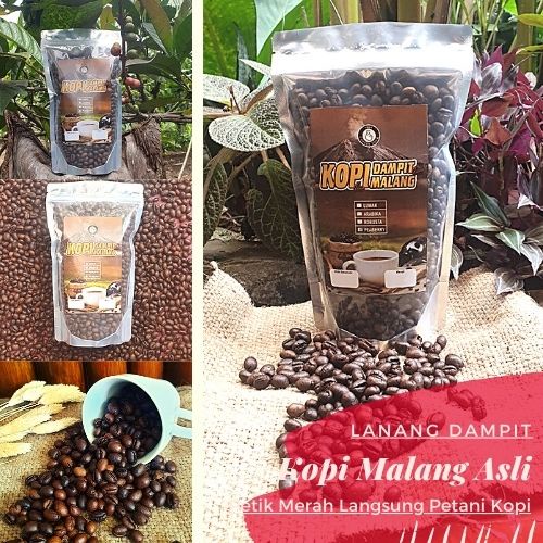 

Kopi Lanang Robusta Dampit Malang Bubuk Murni Biji Asli 250 gr