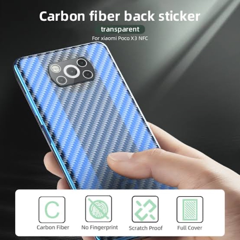 SKIN ANTI JAMUR XIAOMI REDMI 8/9/9T/10S/10C/NOTE 8 PRO/ 11/11 PRO/POCO F3/X3 PRO/M4 PRO/ GARSKIN PELINDUNG BELAKANG