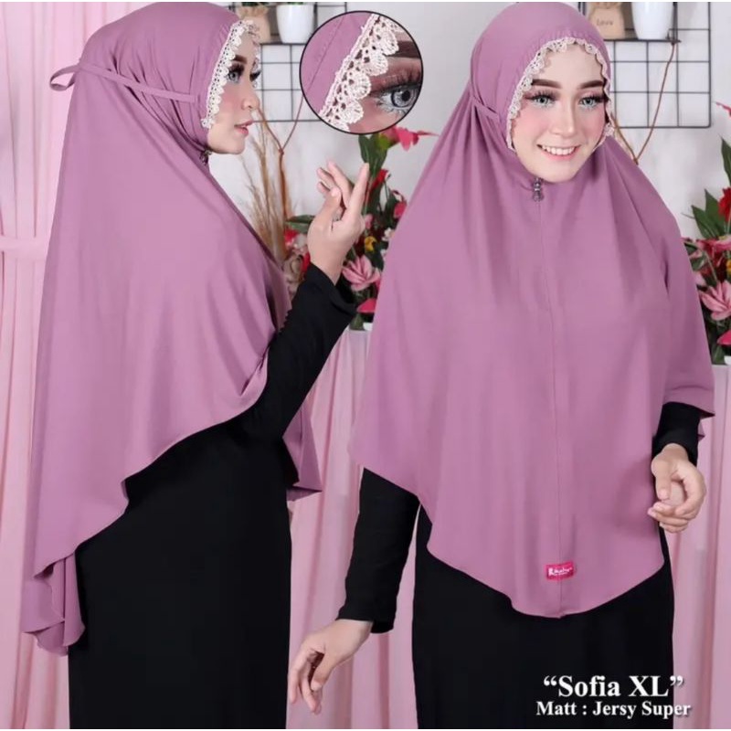 BERGO SOFIA SYARI ORI WAHYU BY SHAFIRA HIJAB INSTAN BERGO MARYAM KERUT BERGO POLOS PET DAUNI ORI HUS