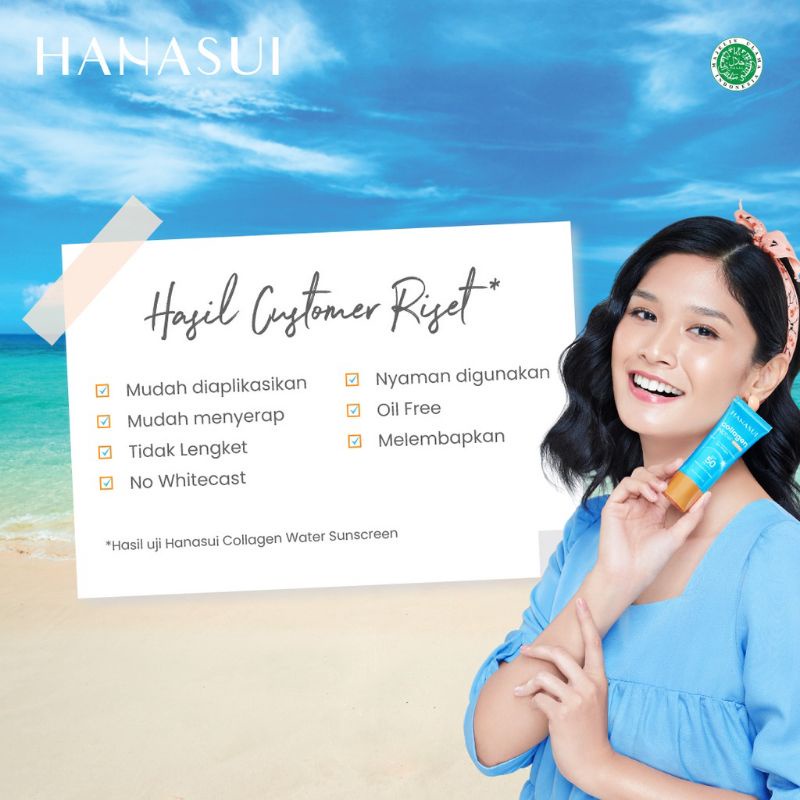 HANASUI SUNSCREEN COLLAGEN WATER SUNSCREEN 30gram