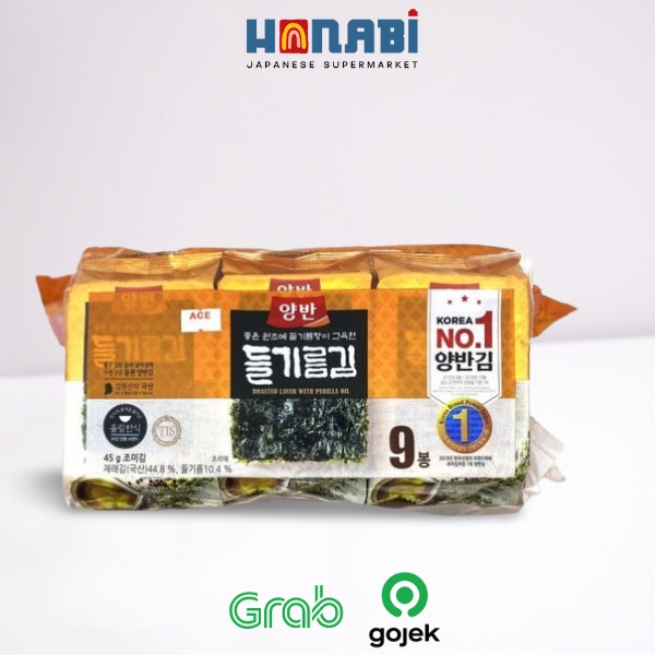 

Dongwon Seasoned Laver With Perilla Oil 45g - Seaweed Minyak Perilla Made In Korea