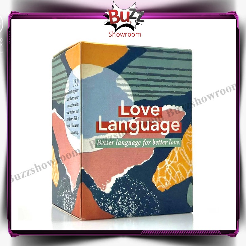 Love Lingual Language Card Games Couple Kartu Game