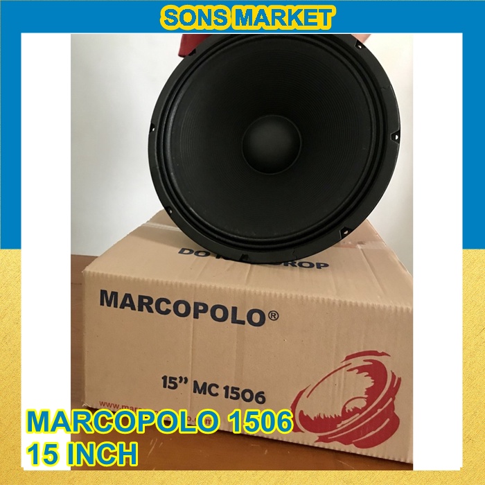 SPEAKER WOOFER MARCOPOLO 1506 15inch MC 1506 ORIGINAL 15in MC1506 FULL RANGE