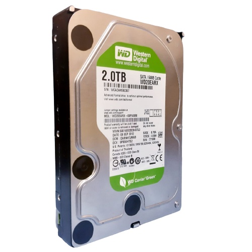 HARDISK PC 2 TB  3.5&quot; SATA II -  HARDISK KOMPUTER 2 TERA HARDISK PC 2000GB 7200RPM, WD GREEN 2TB