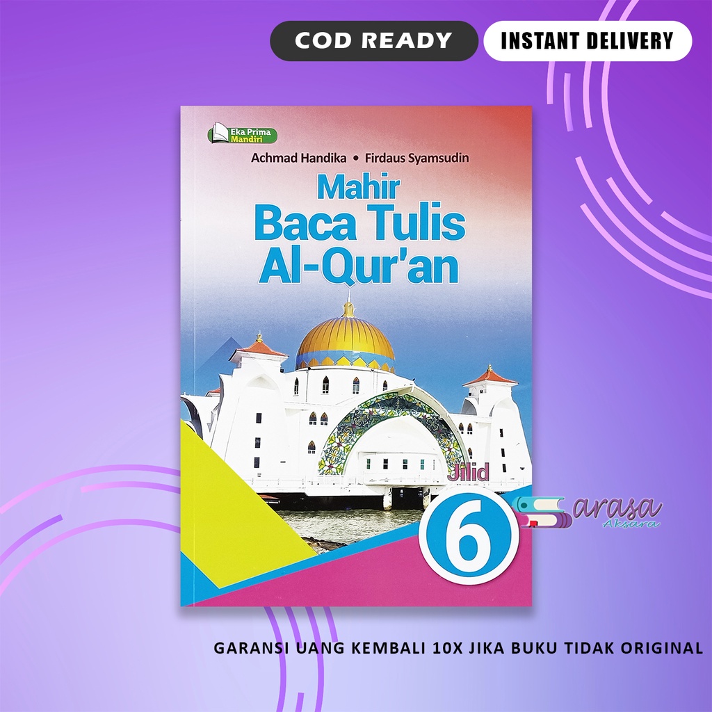 Buku Mahir Btq Kelas 6 Mahir Baca Dan Tulis Al-Qur'an Untuk Sd / Mi 6