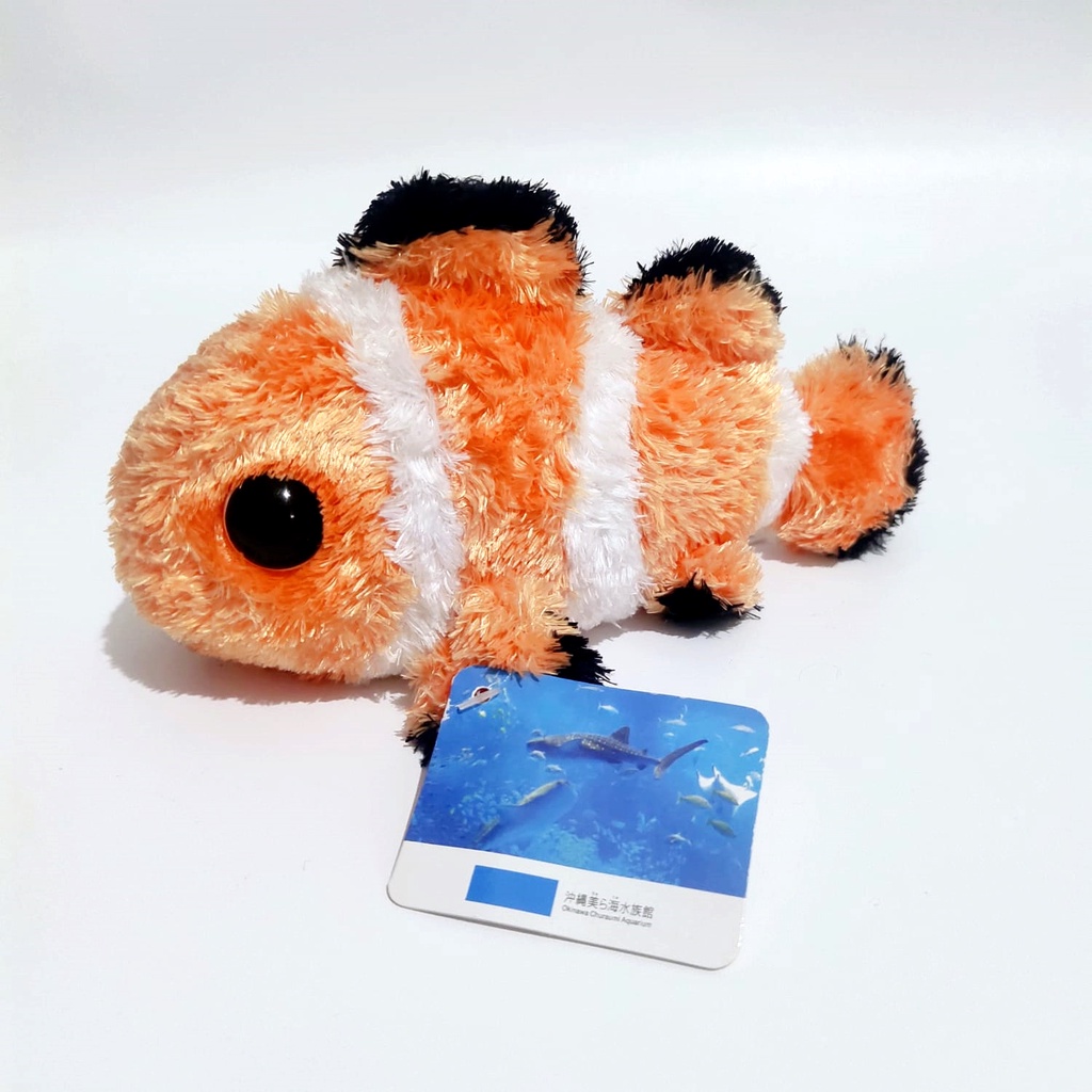 Boneka Nemo Clown Fish Okinawa Churaumi Aquarium Plush Original Jepang