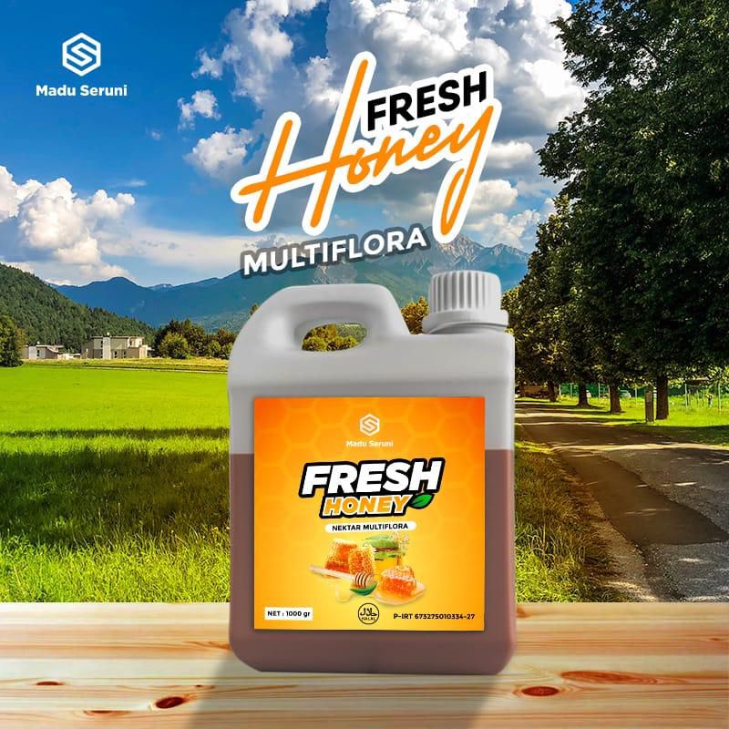 

Madu Murni Asli Nektar Bunga Multiflora 1kg 100% Alami Tanpa Campura