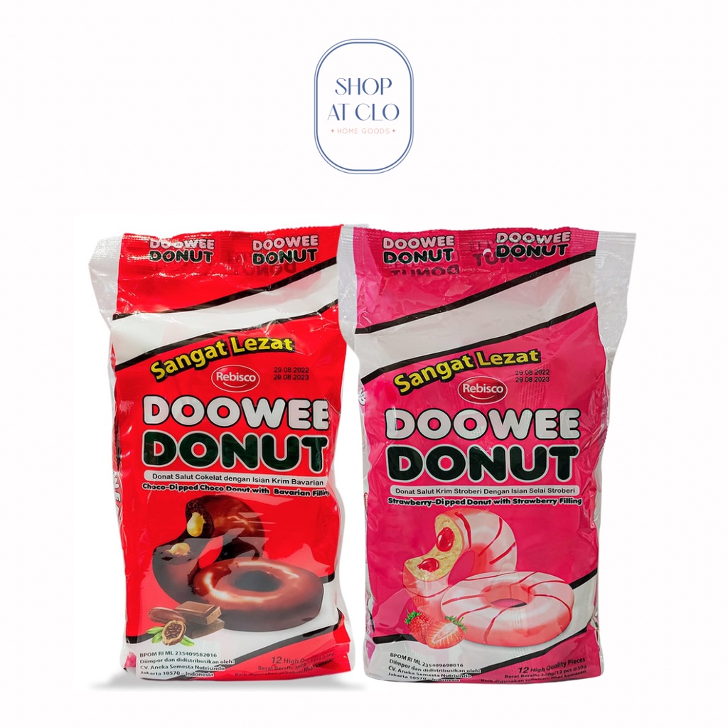 

Doowee Donut / Donut Import Vietnam 1 Pak isi 12 pcs