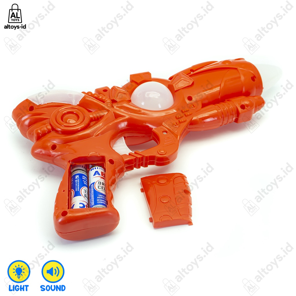 MAINAN PISTOL LAMPU MUSIK