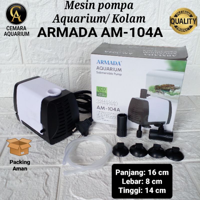 mesin pompa aquarium/ Armada AM-104A/ pompa/ pompa aquarium/ pompa akuarium/ pompa air aquarium/ pom