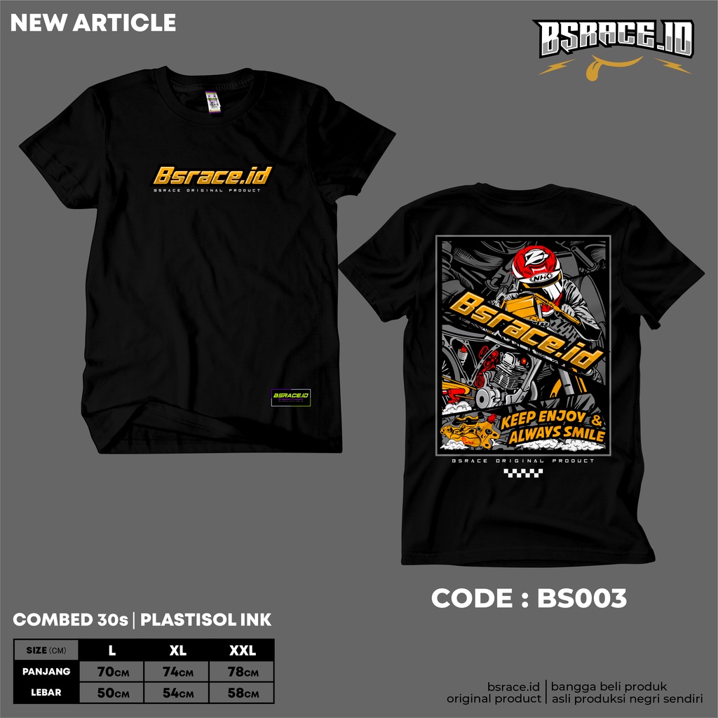 Kaos Herex Bsrace Kaos Baju Distro Tshirt Balap Herex Kaos Bsrace Terbaru