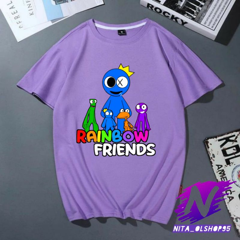 rainbow friends roblox kaos anak baju anak game rainbow friends terbaru karaker