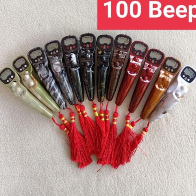 Tasbih Kayu Digital Led Alarm (Bisa Bunyi Pada Hitungan 100) Bisa Stormemey