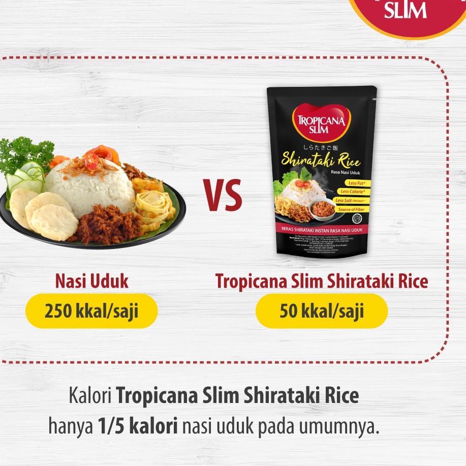 

Barang Baru BUY 2 GET 1 - Tropicana Slim Shirataki Rice 72 g - Bantu Dukung Hidup Sehat,