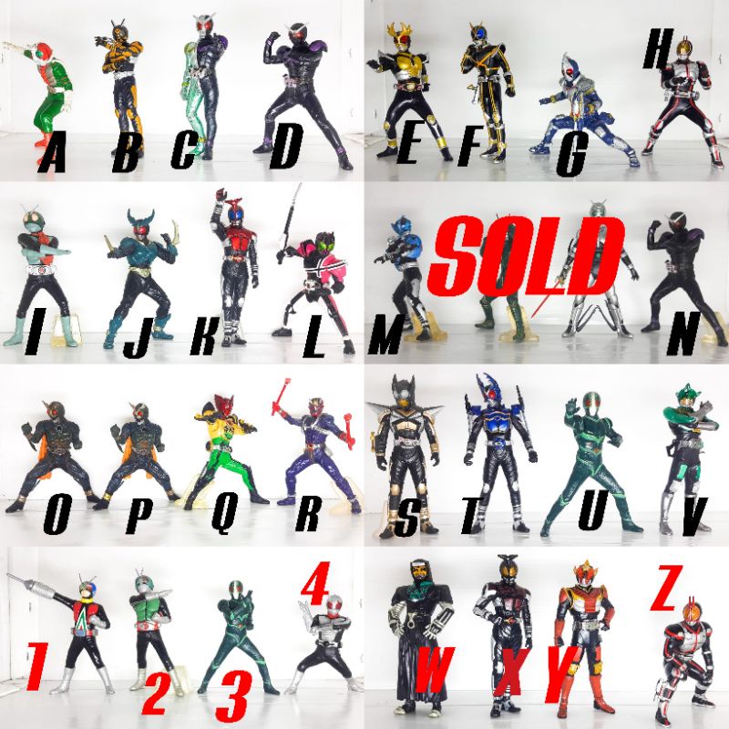HDM Kamen Rider Kabuto Another Agito Decade Joker Blade Super One tatoba Riderman Harga Satuan