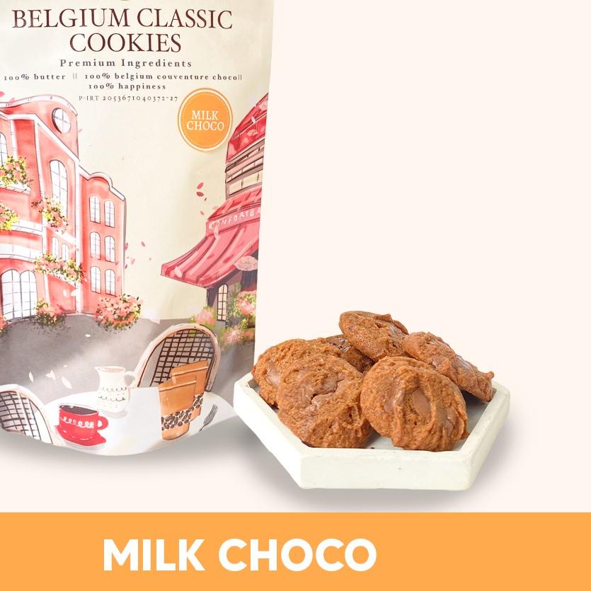 

READY ✅Belgium Classic Cookies - Milk Choco Kue Kering Cemilan Makanan Ringan Hampers Lebaran dan Natal|SQ6