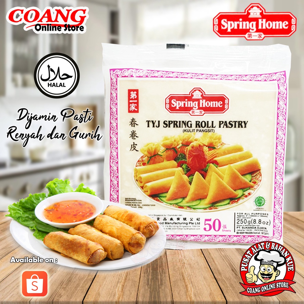 

TYJ Spring Home Pastry 250 gr - Kulit Pangsit Siap Olah - Renyah dan Gurih