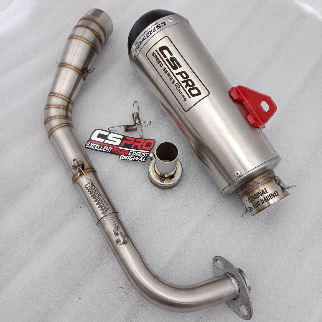 KNALPOT RACING CS PRO ORIGINAL NMAX NEW NMAX OLD AEROX 155 AEROX CONECTED VARIO 125/150 QLL NEW BEAT