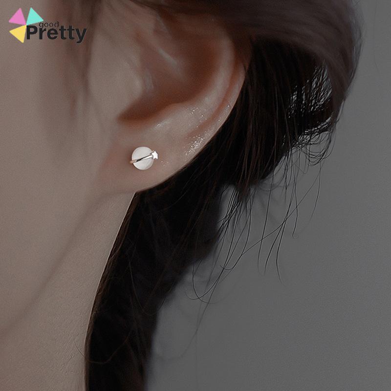 Anting Astronot anting Cahaya Desain Ceruk Wanita Anting Opal Asimetris Mewah - PD