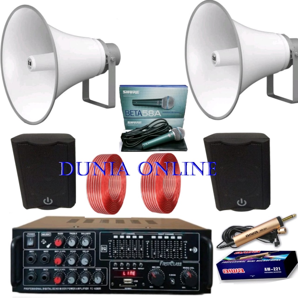 Jual Paket Toa Sound System Masjid Atau Musholla Speaker Outdoor Dan