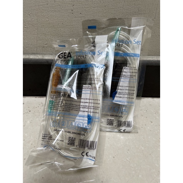 Infusion Set Infus Set Adult Dewasa Selang Infus