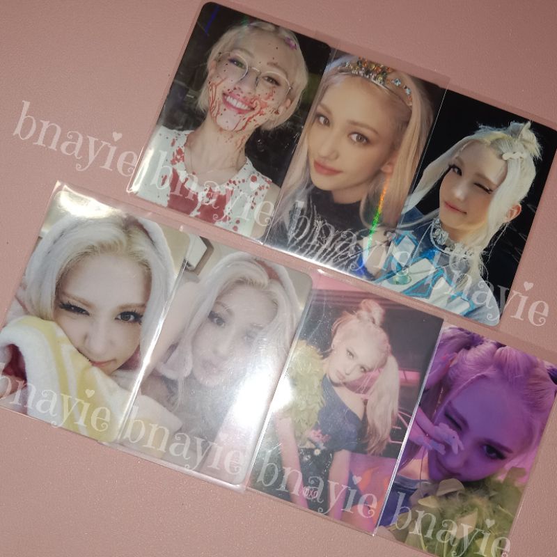 official photocard jeon somi xoxo birthday album special limited blood crown selimut