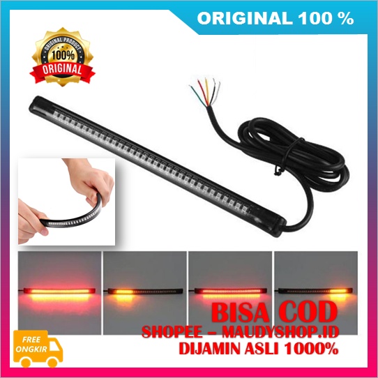 Braking Light Lampu Belakang Motor Lampu LED Motor Flexible ASLI ORI