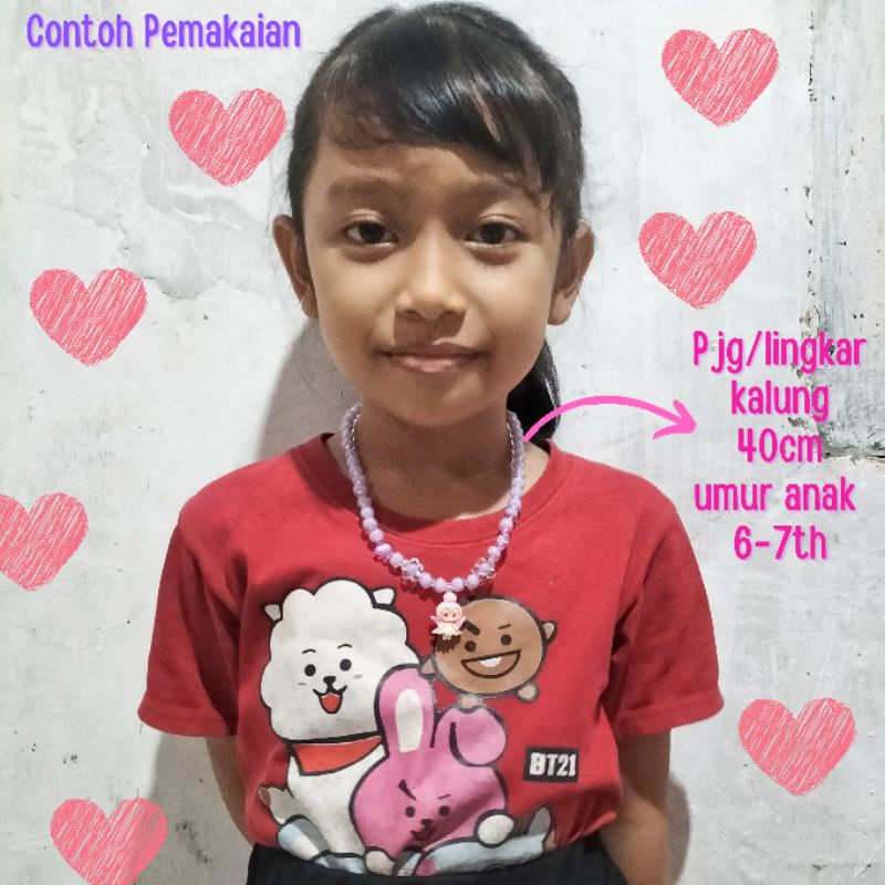 Kalung Manik Anak Kalung Anak Lucu Kalung Anak Karakter