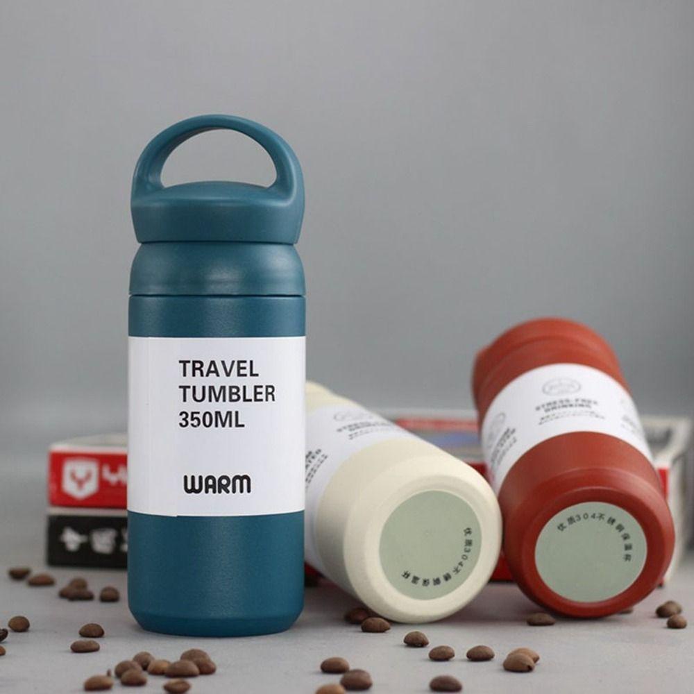 【 ELEGANT 】 Termos Portable Fashion Untuk Perlengkapan Minum Travel Kantor Anti Bocor Double Wall Coffee Mug