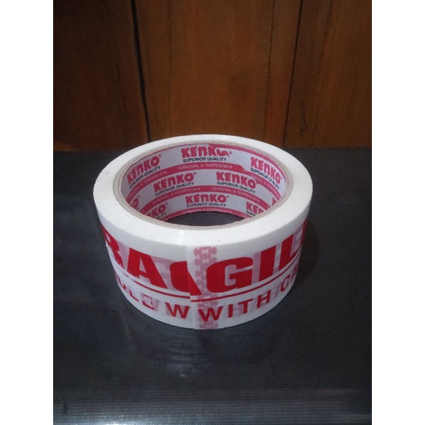 

lakban fragile putih 2 inch 50 yard kenko per pcs