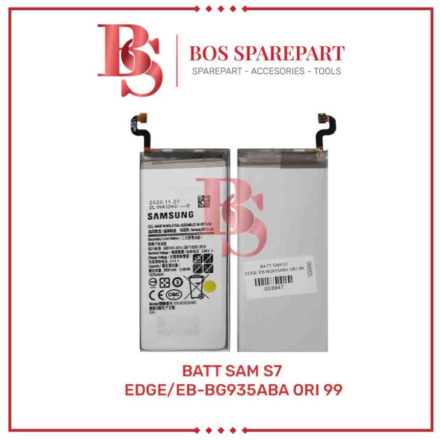 BATERAI SAMSUNG S7 EDGE / EB-BG935ABA ORI 99 / BATTERY / BATRE