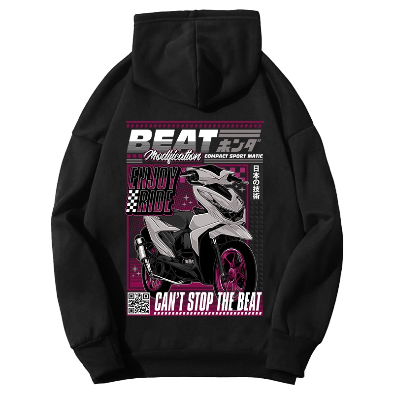 HOODIE FLEECE MOTOR HONDA BEAT NEWSUNMORI
